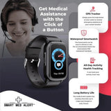 Medical Alert 4G Cellular Rectangular Smart Watch