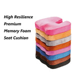 Medium Firm Memory Foam Coccyx Seat Cushion Support Pillow Sciatica Pain Relief Car Office Chair