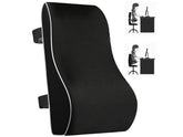 Lumbar Support Pillow for Office Chair, Car Back Support Pillow, Gaming Chairs Back Pillow |Memory Foam Back Cushion with Adjustable Straps, Breathable Mesh Cover & Pain Relief Design