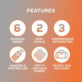 Leg Massager - Foot, Leg, Calf and Thigh Compression Massager for Circulation - with Heat and Compression Pain Relief for Foot & Knee Pain - Tall Extra Wide, Birthday Valentine?S Gift Her Him