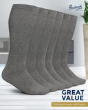 Light Compression Socks for Men - 6 Pairs | 8-15 Mmhg Graduated Compression Socks for Men 9-12 | Support Socks