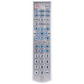 6-Device Backlit Big Button Universal TV Remote Control in Silver, 33712