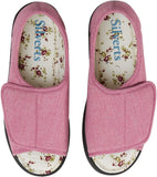 Silverts Diabetic Open-Toe Shoes for Women | Extra-Wide Non-Slip Comfortable Slippers for Elderly, Swelling, Sensitive Feet