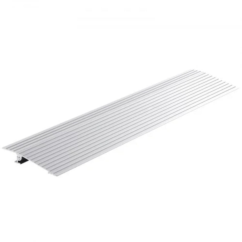 VEVOR Door Threshold Ramp, 1 Rise, 800 Lbs Load Capacity, Door Ramp for Wheelchairs, Aluminum Threshold Ramp for Doorways, Adjustable Modular Threshold Ramp for Wheelchairs, Scooters, Power Chairs