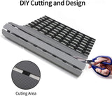 Bathtub Mat Non Slip, Shower Mat for inside Shower, Suction Cups Design and Drain Holes, 27.5 X 15.7 Inch, Bathroom Essentials Safe, Easy to DIY Cut, Soft and Eco-Friendly Materials