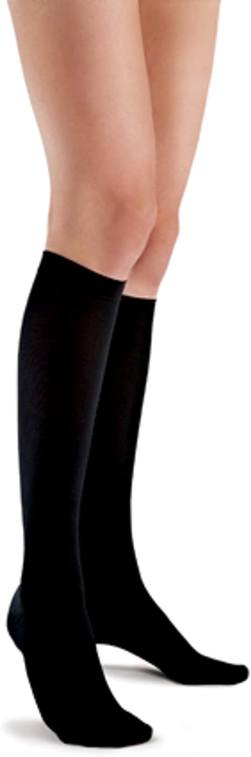 Energizing Trouser Socks for Women, Mild Compression, Medium, Black