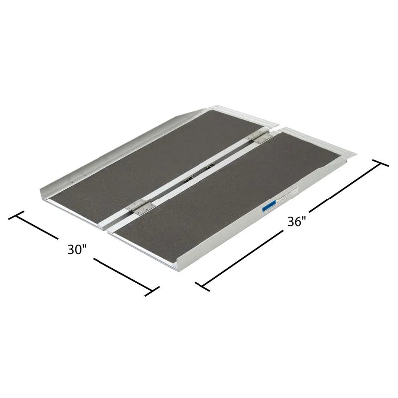 Folding Mobility Wheelchair Scooter Ramp Portable Aluminum