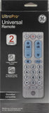 2-Device Big Button Universal TV Remote Control in Silver, 69882