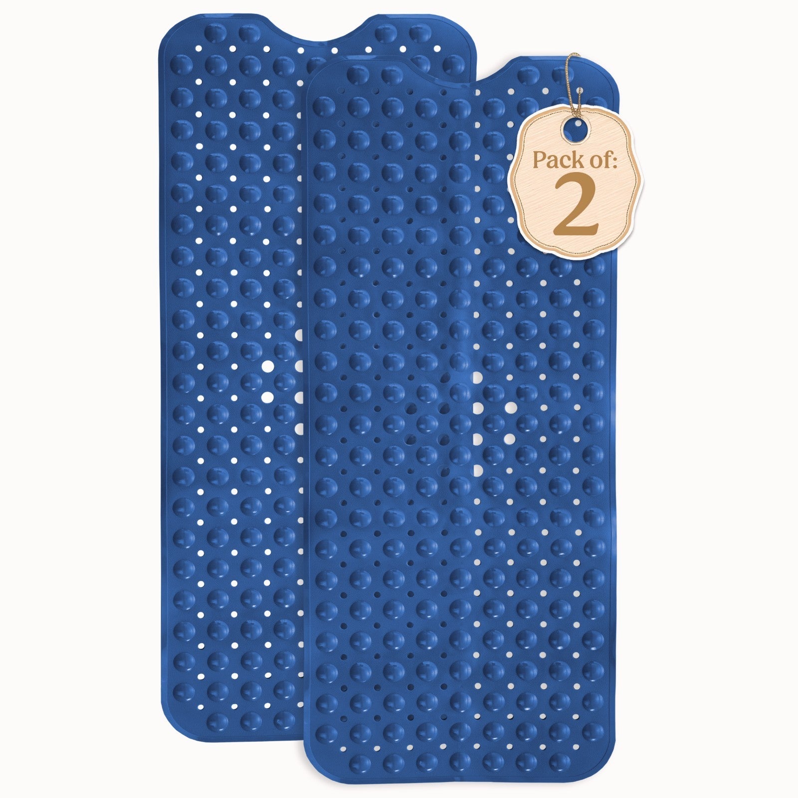 Non-Slip Bath Tub Mat (40 X 16)Inch Extra Long Antibacterial Bathroom Shower Mat