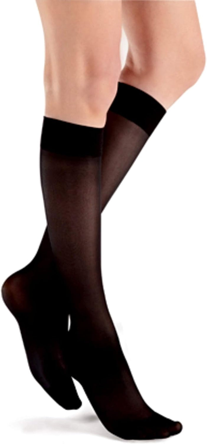 Energizing Trouser Socks for Women, Mild Compression, Medium, Black