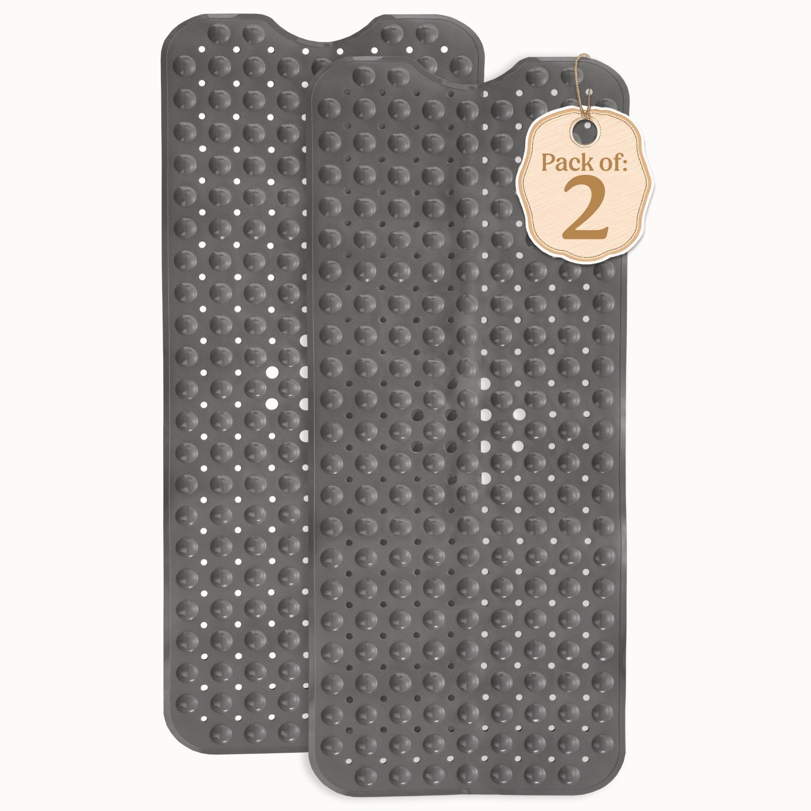 Non-Slip Bath Tub Mat (40 X 16)Inch Extra Long Antibacterial Bathroom Shower Mat