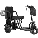 Mototec Folding Mobility Electric Trike 48V 700W Dual Power Motor Lithium Black✅