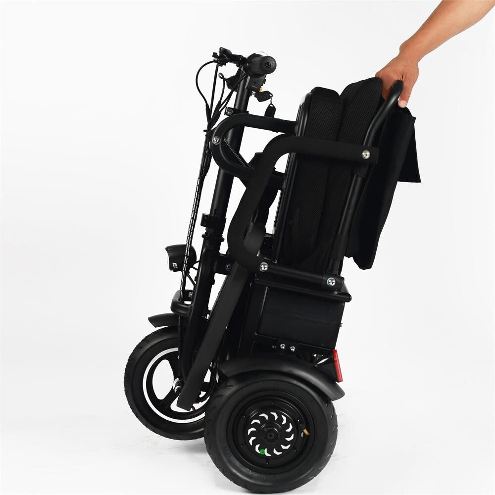 Mototec Folding Mobility Electric Trike 48V 700W Dual Power Motor Lithium Black✅