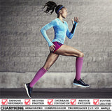 6 Pairs-Compression Socks for Women & Men Circulation Best Support for Nurses, Running, Athletic,Flight Travel
