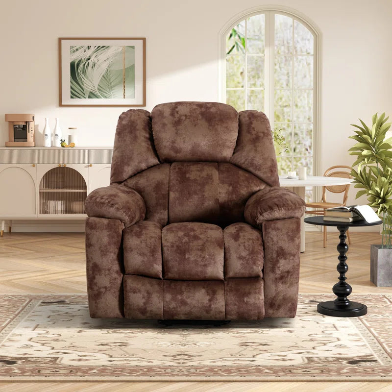 40.6" W Oversize Big Man Power Lift Assist Recliner Chair with Massage & Heating & Dual Cupholders & USB