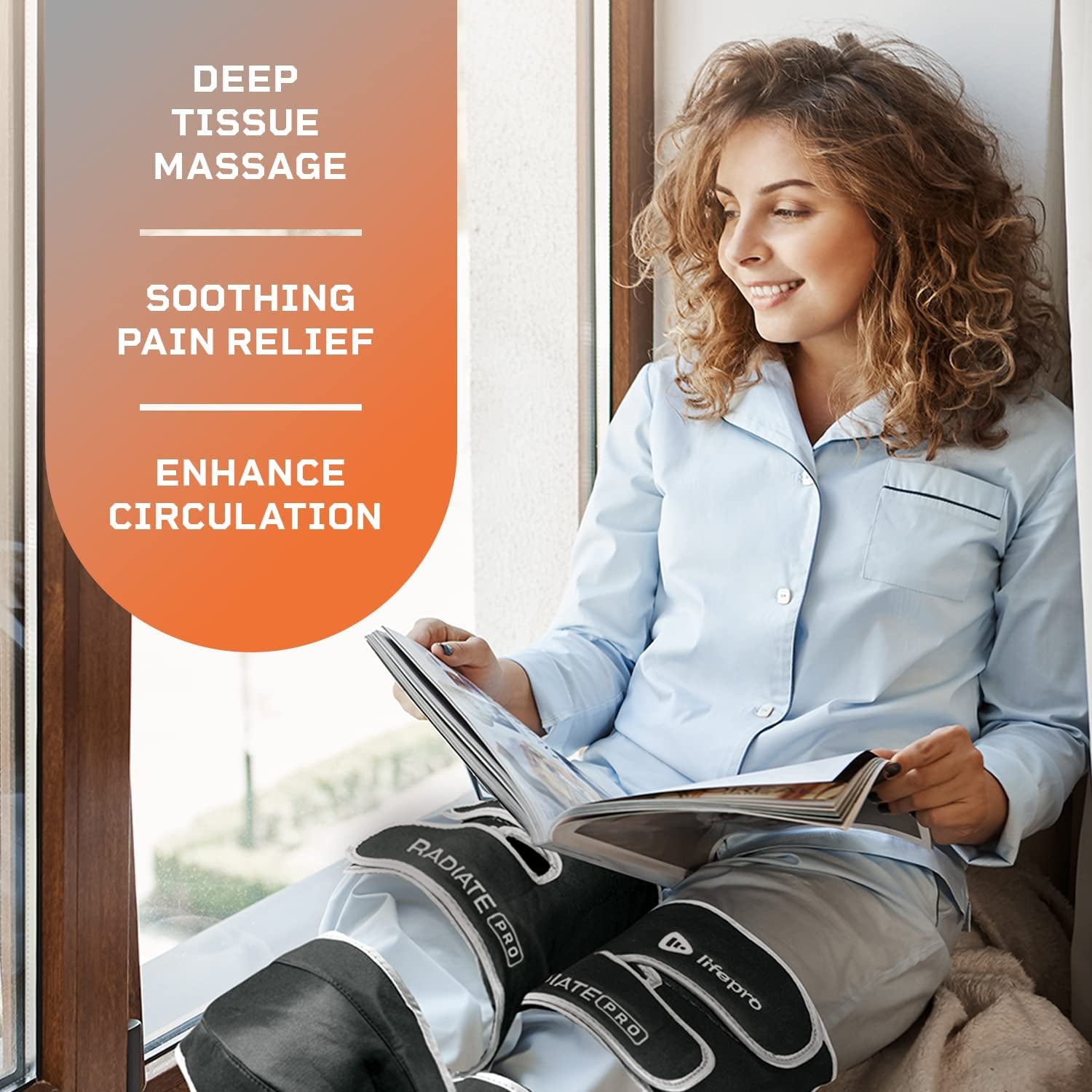 Leg Massager - Foot, Leg, Calf and Thigh Compression Massager for Circulation - with Heat and Compression Pain Relief for Foot & Knee Pain - Tall Extra Wide, Birthday Valentine?S Gift Her Him