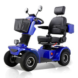 BSH Heavy Duty Mobility Scooter for Seniors with Electromagnetic Brake,800W Motor 330LBS Capacity Electric All Terrain Powered M