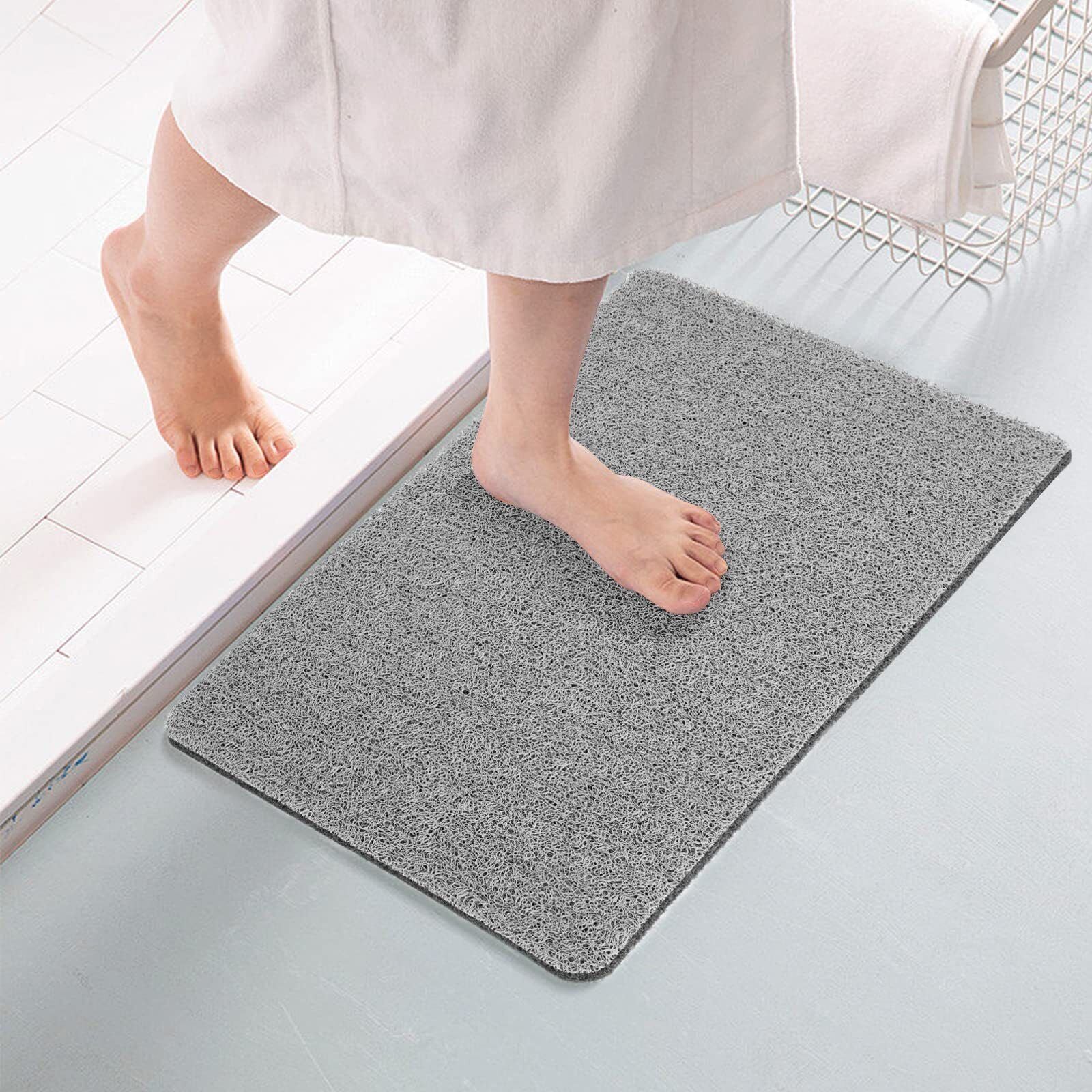 Shower Mats for Showers anti Slip for Elderly 17''X24'' Non Bath for inside Tub