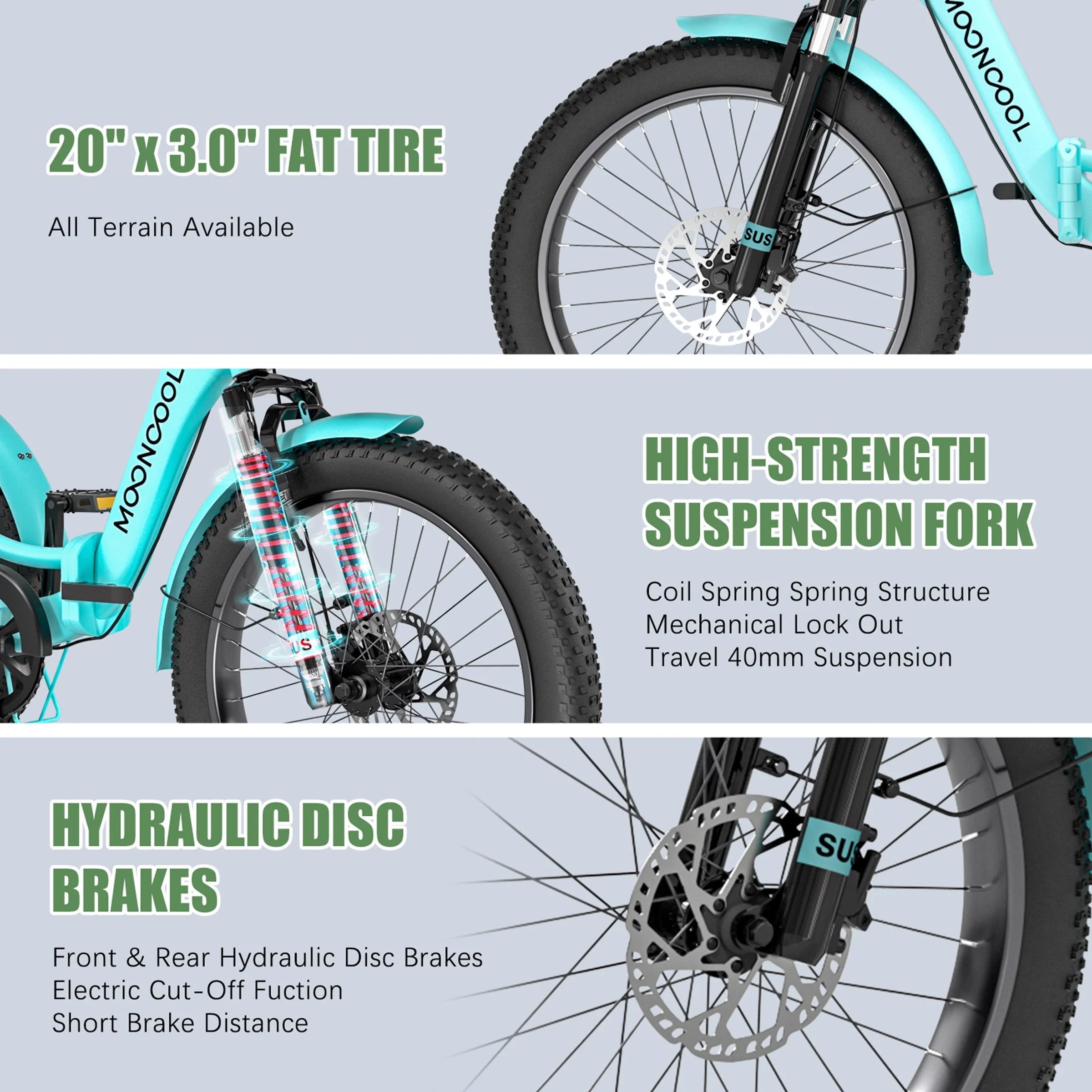 ABORON 3.0 Fat Tire Electric Trike for Senior Foldable E-Bike, 500W Motorized Tricycle Adult 20" Folding 3 Wheel Electric Commute Bike Trike W/48V Battery and Storage Baskets, UL2849