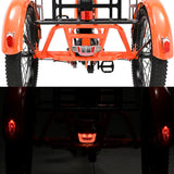 ABORON 3.0 Fat Tire Electric Trike for Senior Foldable E-Bike, 500W Motorized Tricycle Adult 20" Folding 3 Wheel Electric Commute Bike Trike W/48V Battery and Storage Baskets, UL2849
