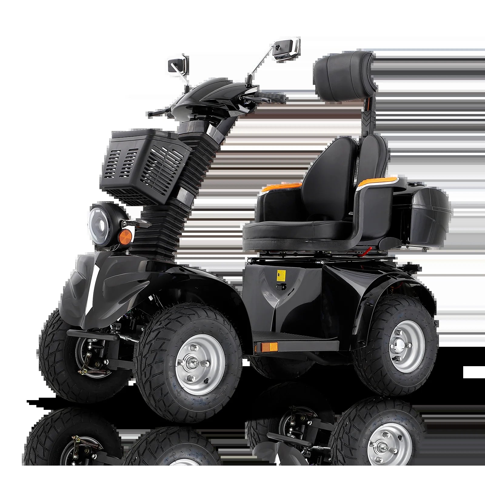 1000W Heavy Duty 4 Wheel Mobility Scooters 500Lbs Weight Capacity, Powered Mobility Scooters for Seniors & Adult, 3 Speed Contro