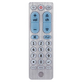 2-Device Big Button Universal TV Remote Control in Silver, 69882