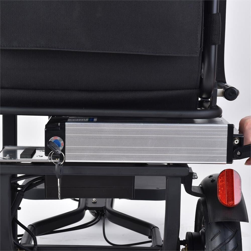 Mototec Folding Mobility Electric Trike 48V 700W Dual Power Motor Lithium Black✅