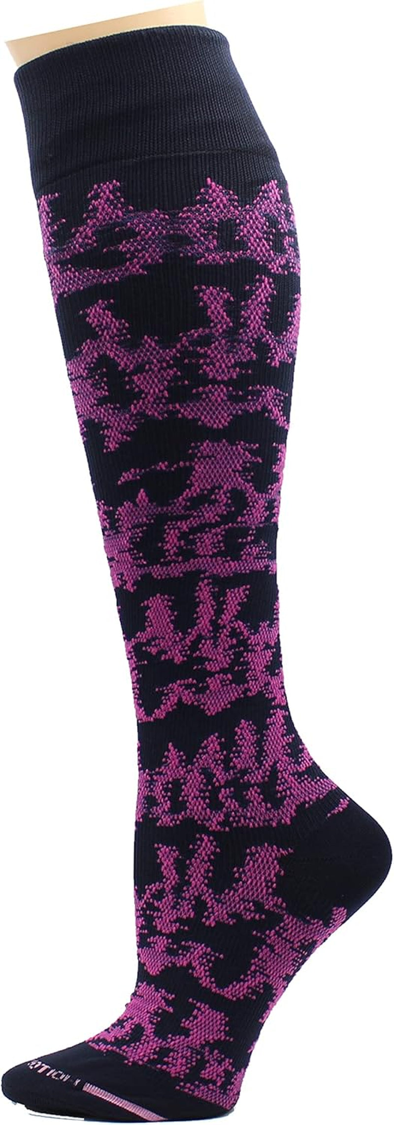 5 Pairs Therapeutic Graduated 8-15Mmhg Compression Women'S Knee-Hi Socks