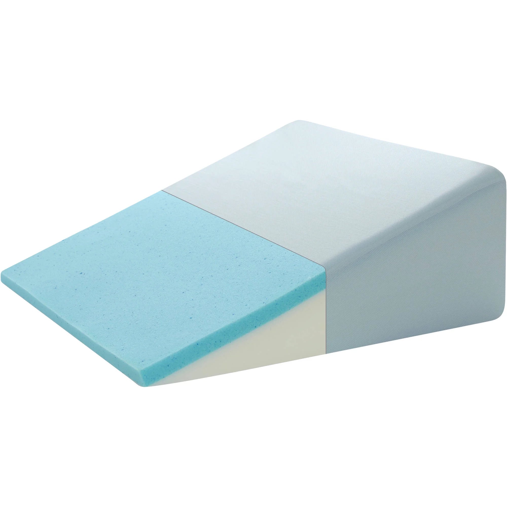 Adjustable Memory Foam Wedge Pillow with Zip-Off Cover - Cooling Gel Foam