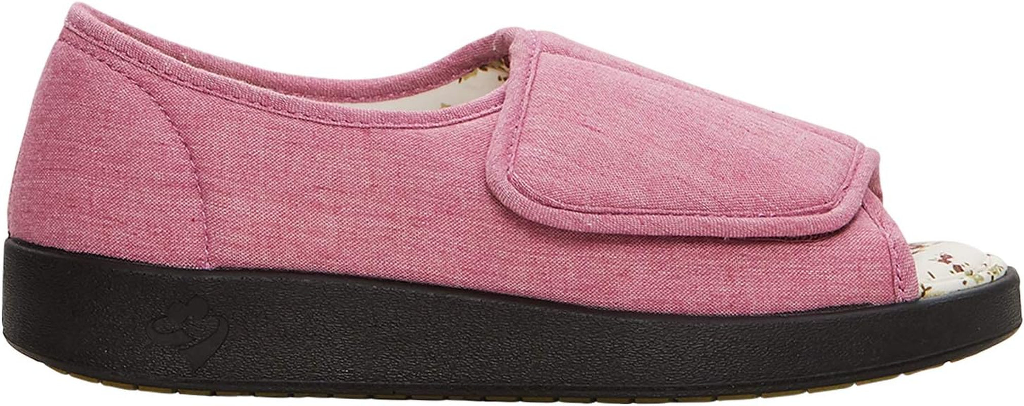 Silverts Diabetic Open-Toe Shoes for Women | Extra-Wide Non-Slip Comfortable Slippers for Elderly, Swelling, Sensitive Feet