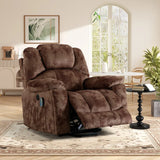 40.6" W Oversize Big Man Power Lift Assist Recliner Chair with Massage & Heating & Dual Cupholders & USB