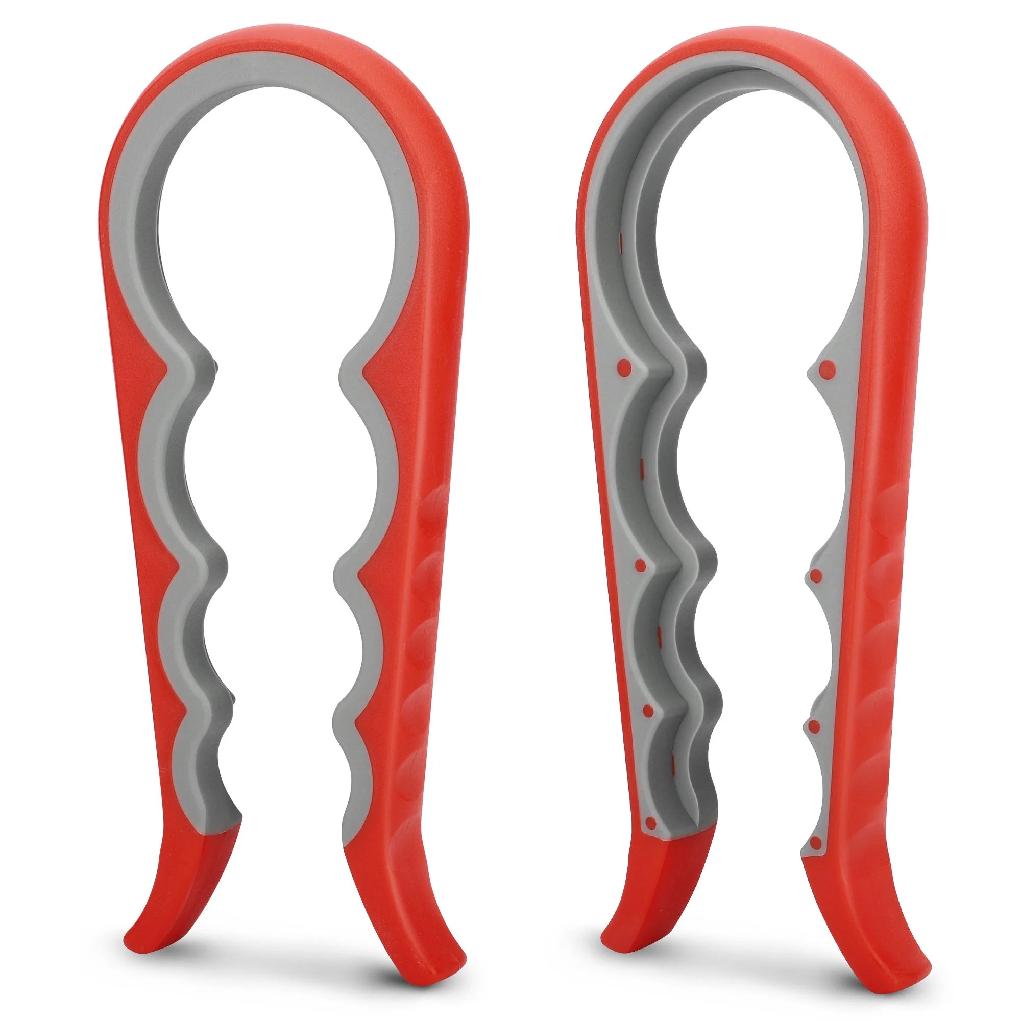 2Pcs Easy Grip Jar Openers, Non-Slip Bottle Openers for Seniors with Arthritis & Weak Hands