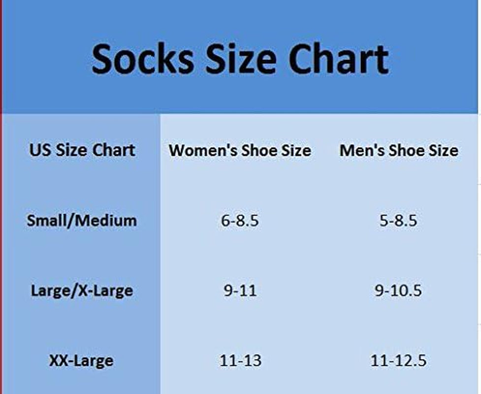Graduated Compression Support Socks (3 Pair) Men Women Sports Medical